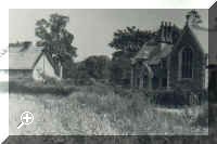 Old School and Rectory Cottage, 1930's note no bell tower, new gates, rear chimney at Rectory Cottage > Simply click to enlarge... then use the [Back] button to return
